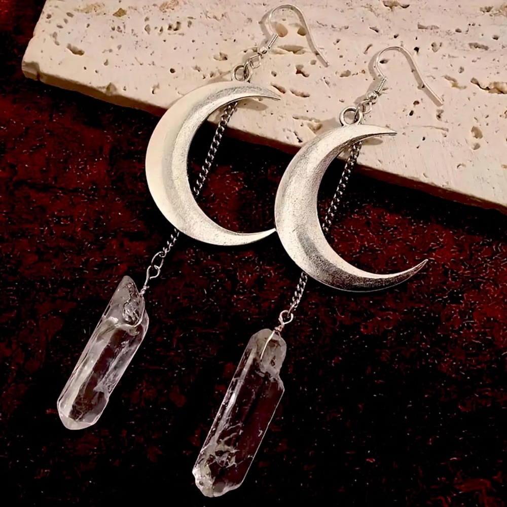 ❌SOLD❌ Crystal Energy earrings (new)